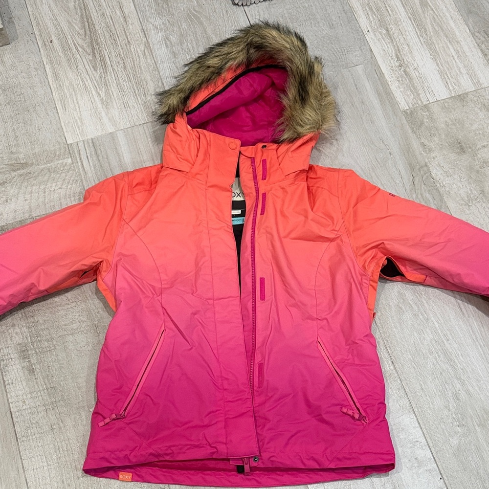 Roxy Pink and Orange Ski Jacket